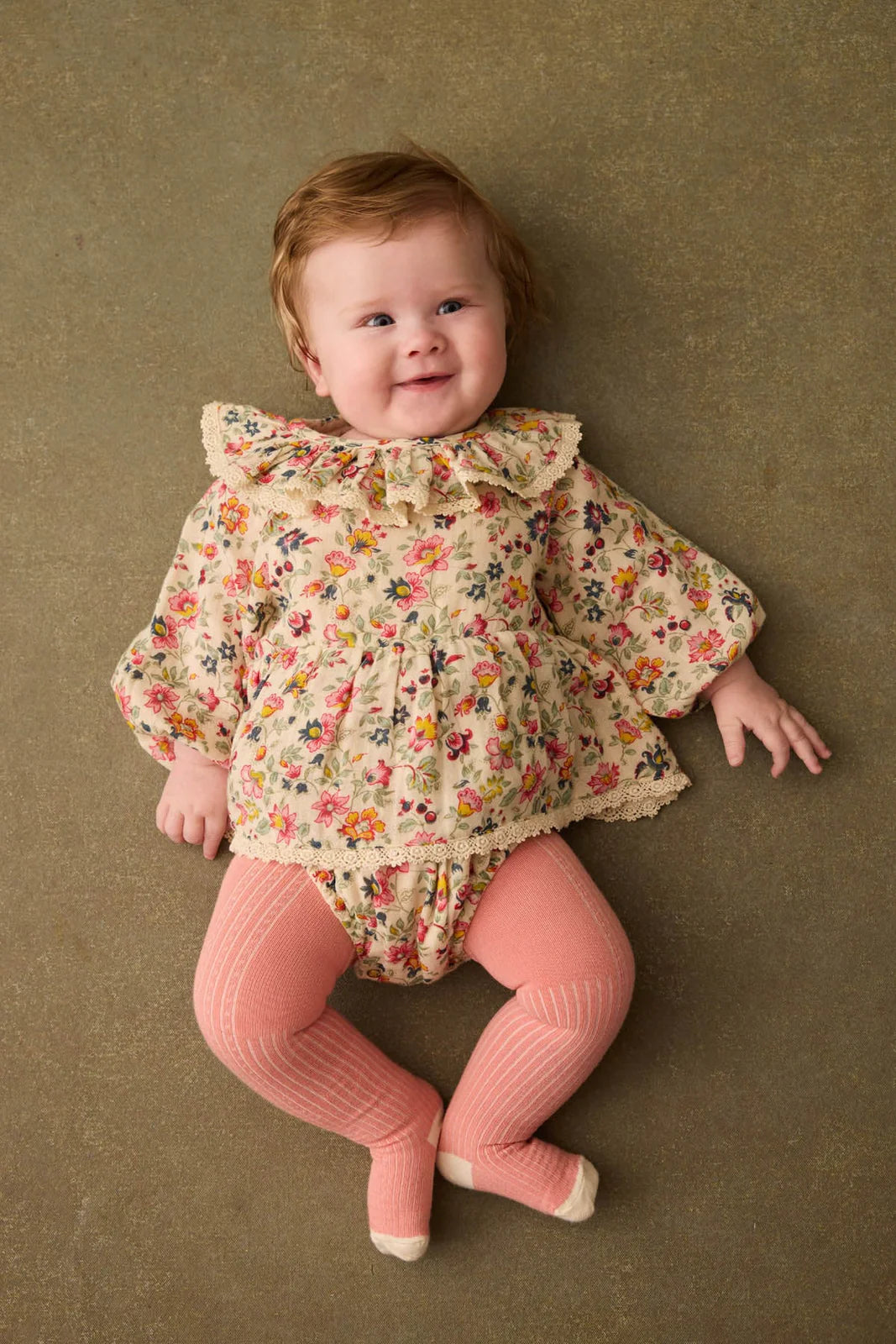 Barboteuse INDIA crème wild flowers LOUISE MISHA