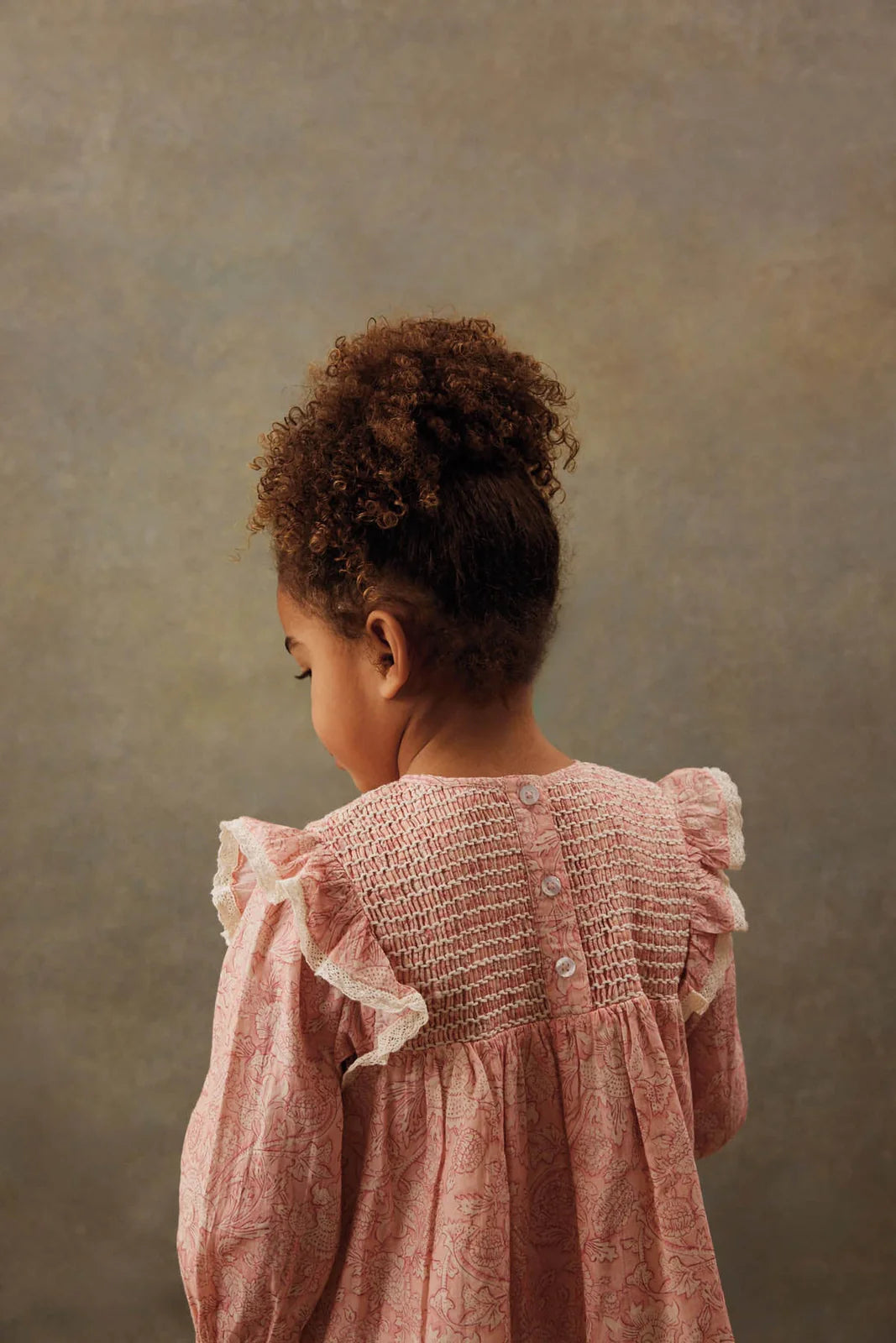 Robe SARALOU manches longues Pink Montain Avens LOUISE MISHA