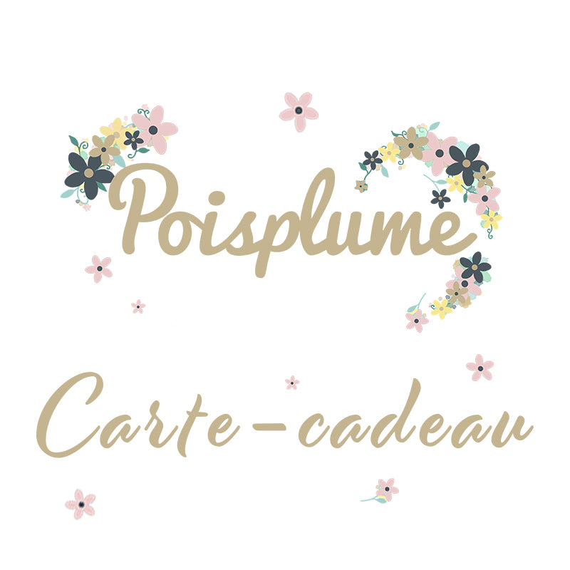 Carte-cadeau Poisplume