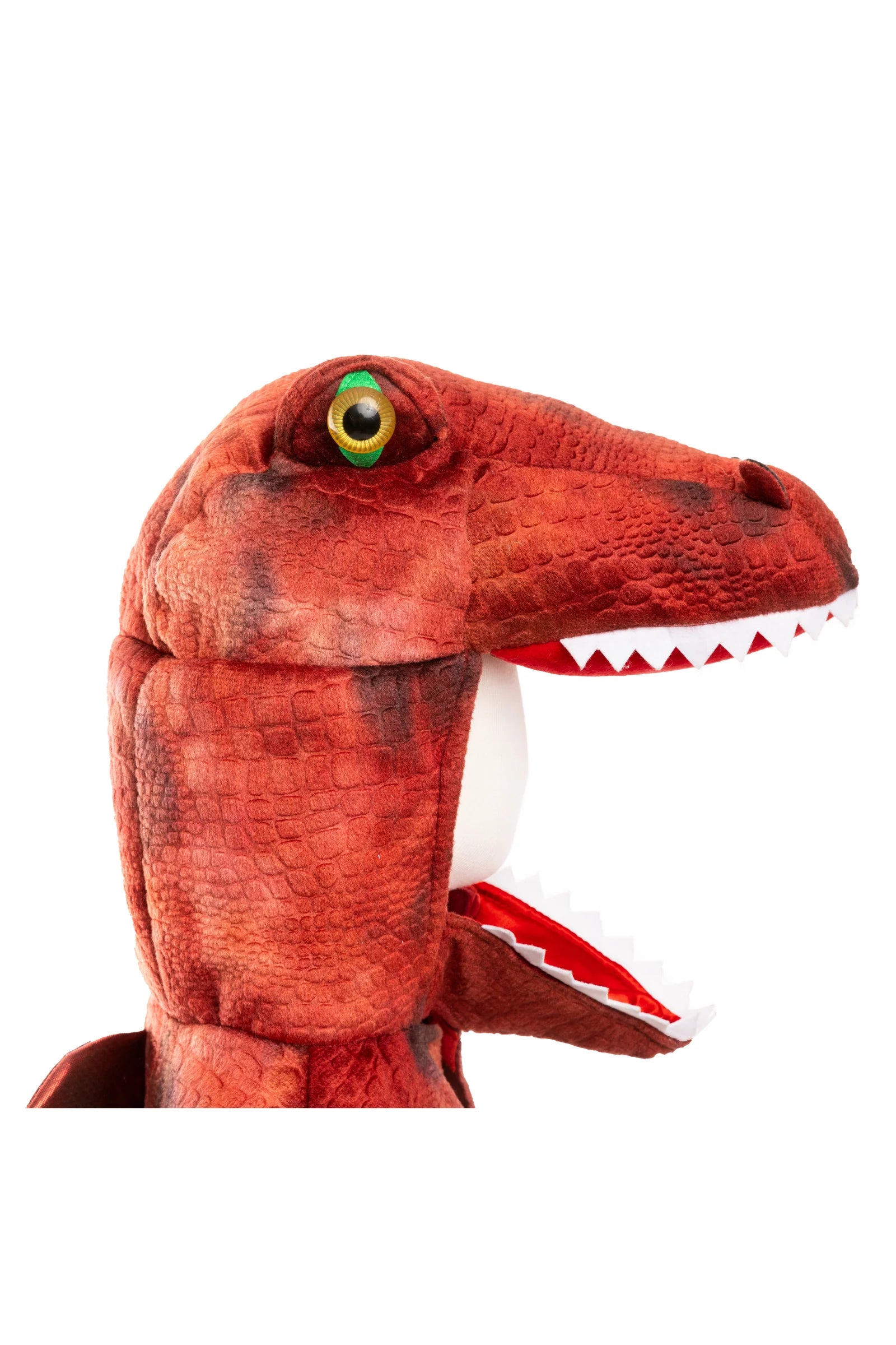 Cape Grandasaurus T-Rex rouge et noire avec griffes GREAT PRETENDERS
