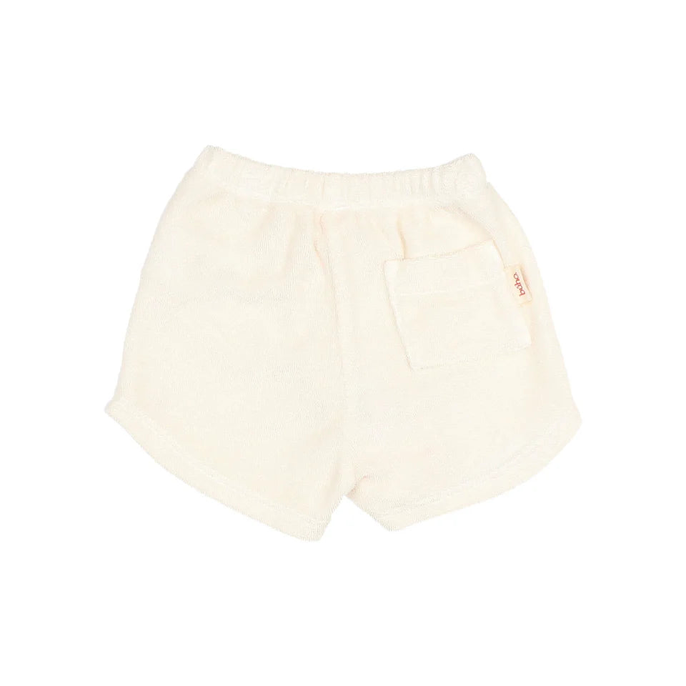 Ensemble en éponge KEEP IT SALTY écru débardeur et short BUHO
