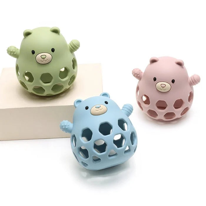 Balle de motricité Ours Bleu RAMMELAARTJE