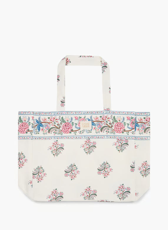 Tote bag BEVERLY Cream primrose plain LOUISE MISHA