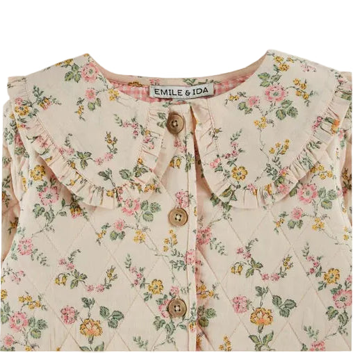 Veste matelassée imprimé rosier EMILE ET IDA