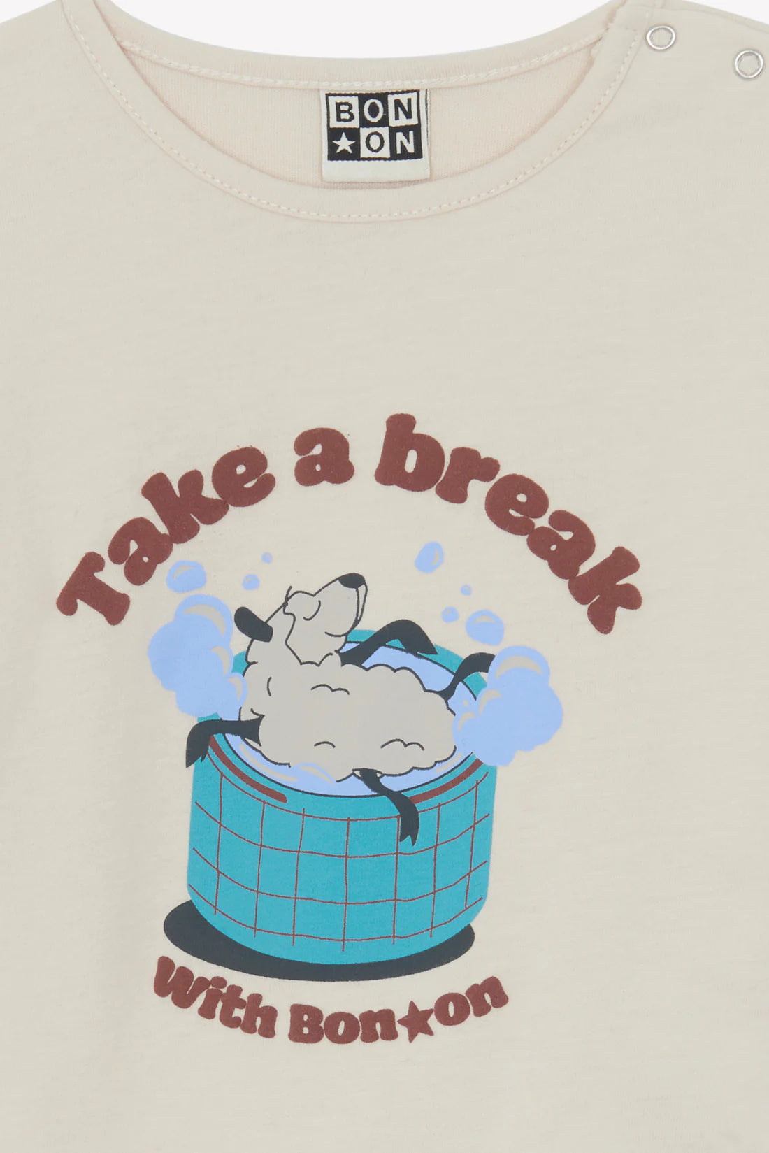 T-shirt taxi break crème BONTON