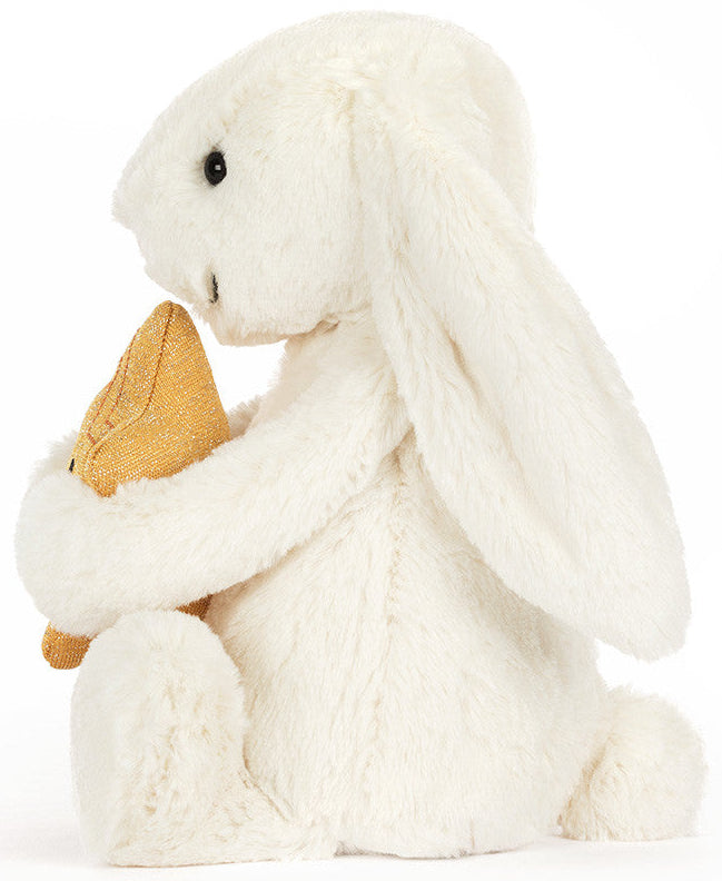 Lapin Crème avec étoile JELLYCAT