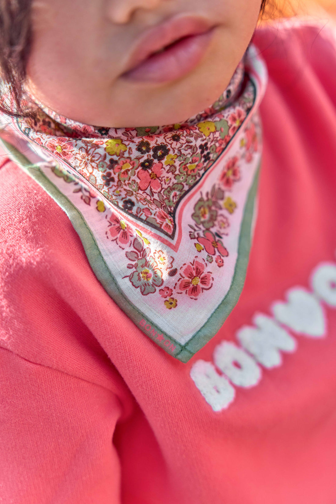 Foulard à fleurs meadow BONTON