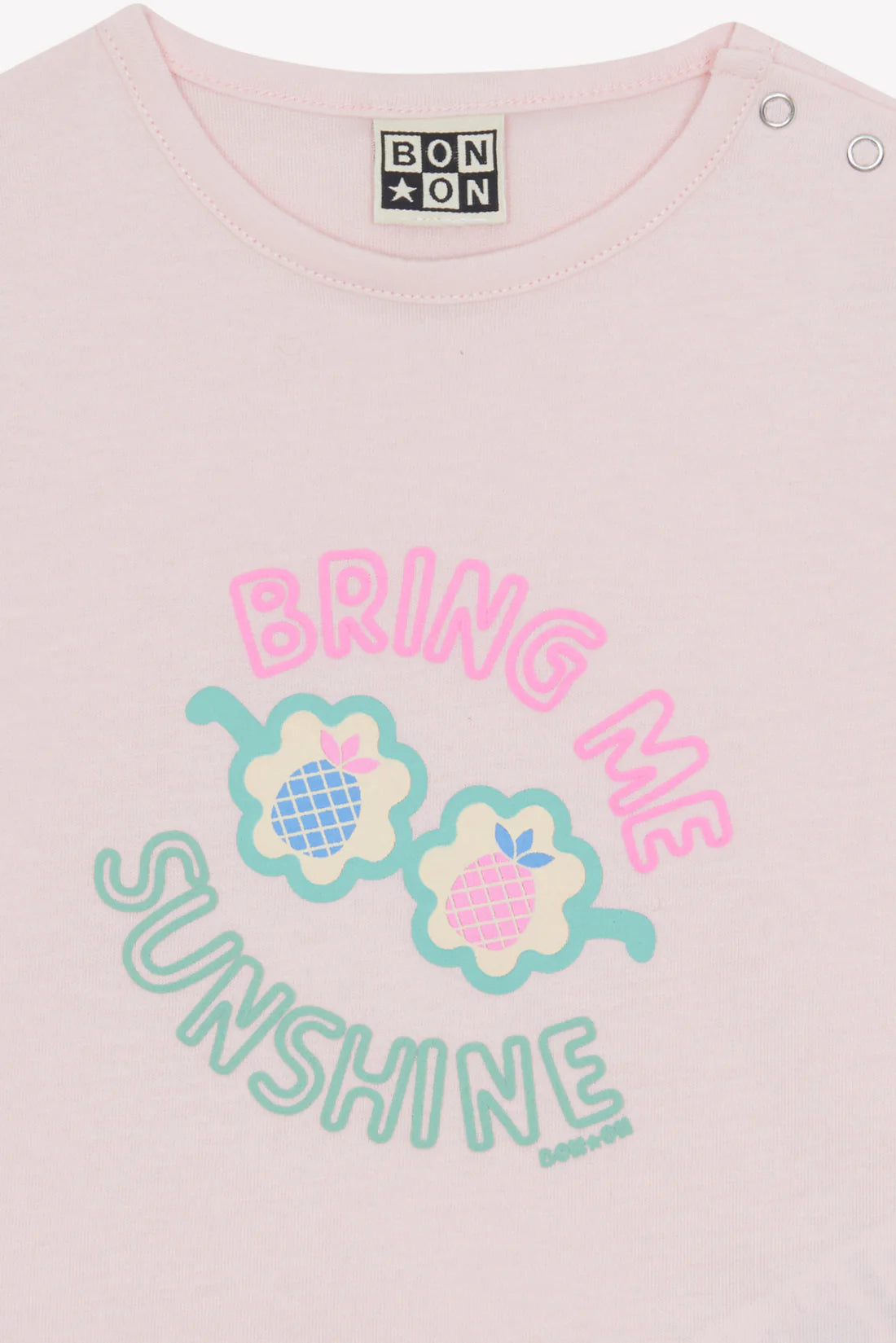 T-shirt TUBA SUNSHIN rose douceur BONTON
