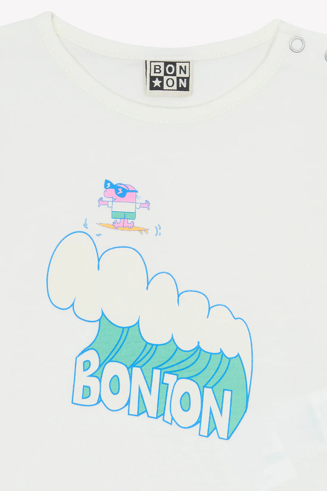 T-shirt TUBA WAVE ecru BONTON