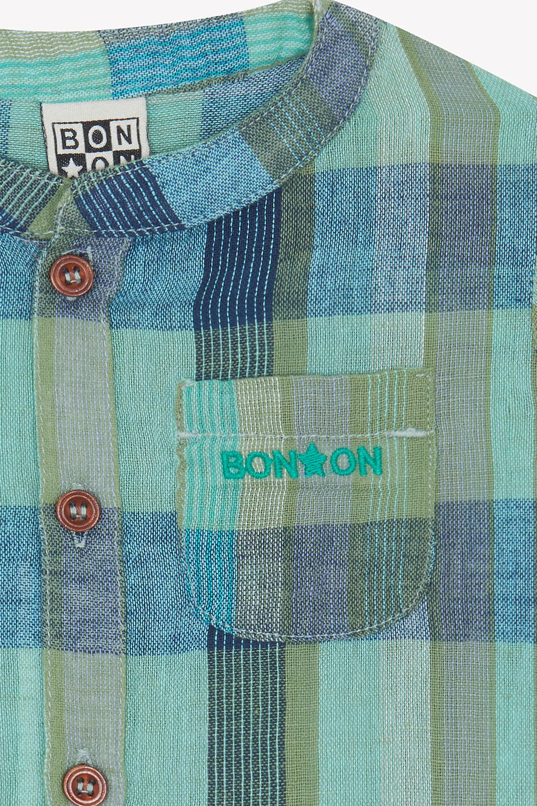Chemise NEVER carreaux coco BONTON