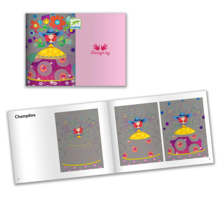 Cartes à gratter Le bal des coquettes DJECO