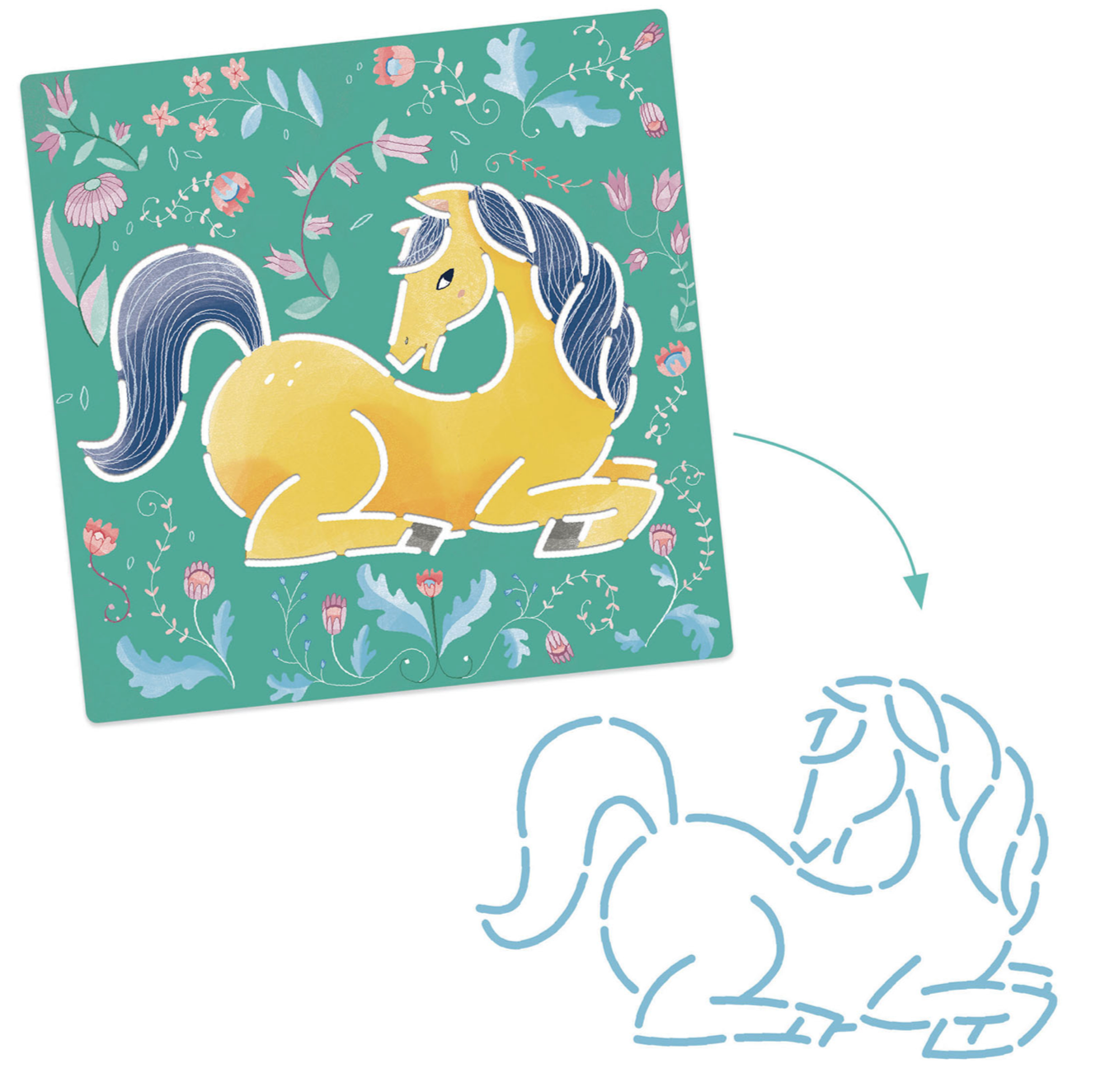 Pochoirs Chevaux DJECO