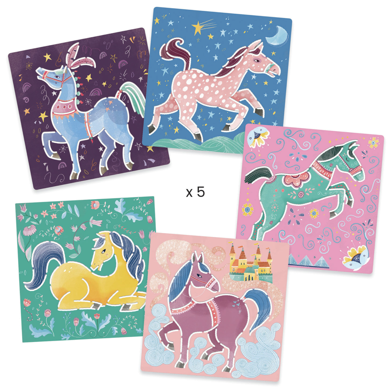 Pochoirs Chevaux DJECO