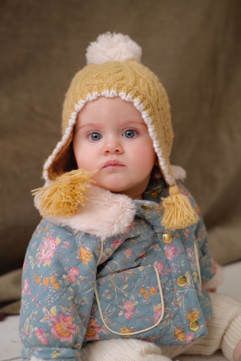 Manteau JASMINA Blue Rosa Damascena LOUISE MISHA