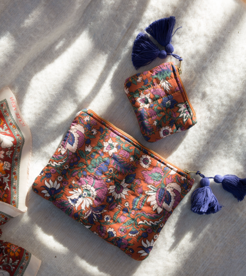 Trousse DOMINA Fox Flowers Guedra LOUISE MISHA