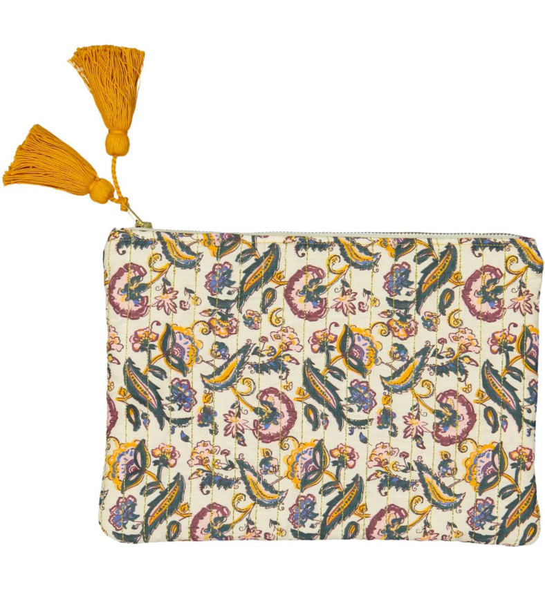 Trousse DOMINA Cream Wild Leaf LOUISE MISHA