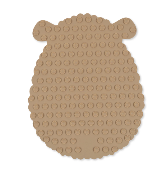 Tapis de bain et thermomètre mouton warm clay KONGES SLOJD