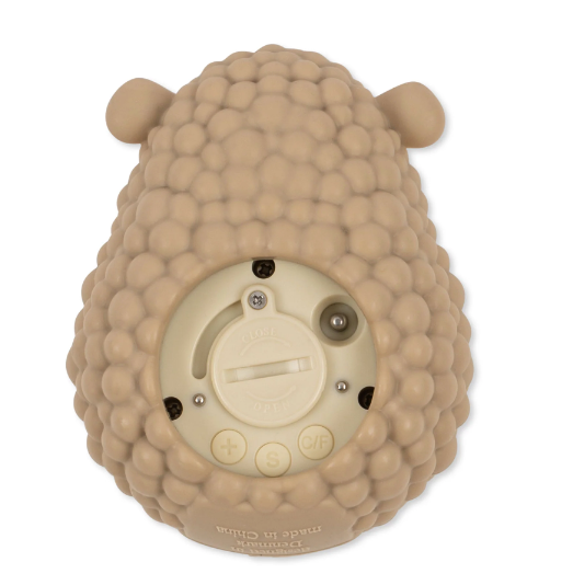 Tapis de bain et thermomètre mouton warm clay KONGES SLOJD