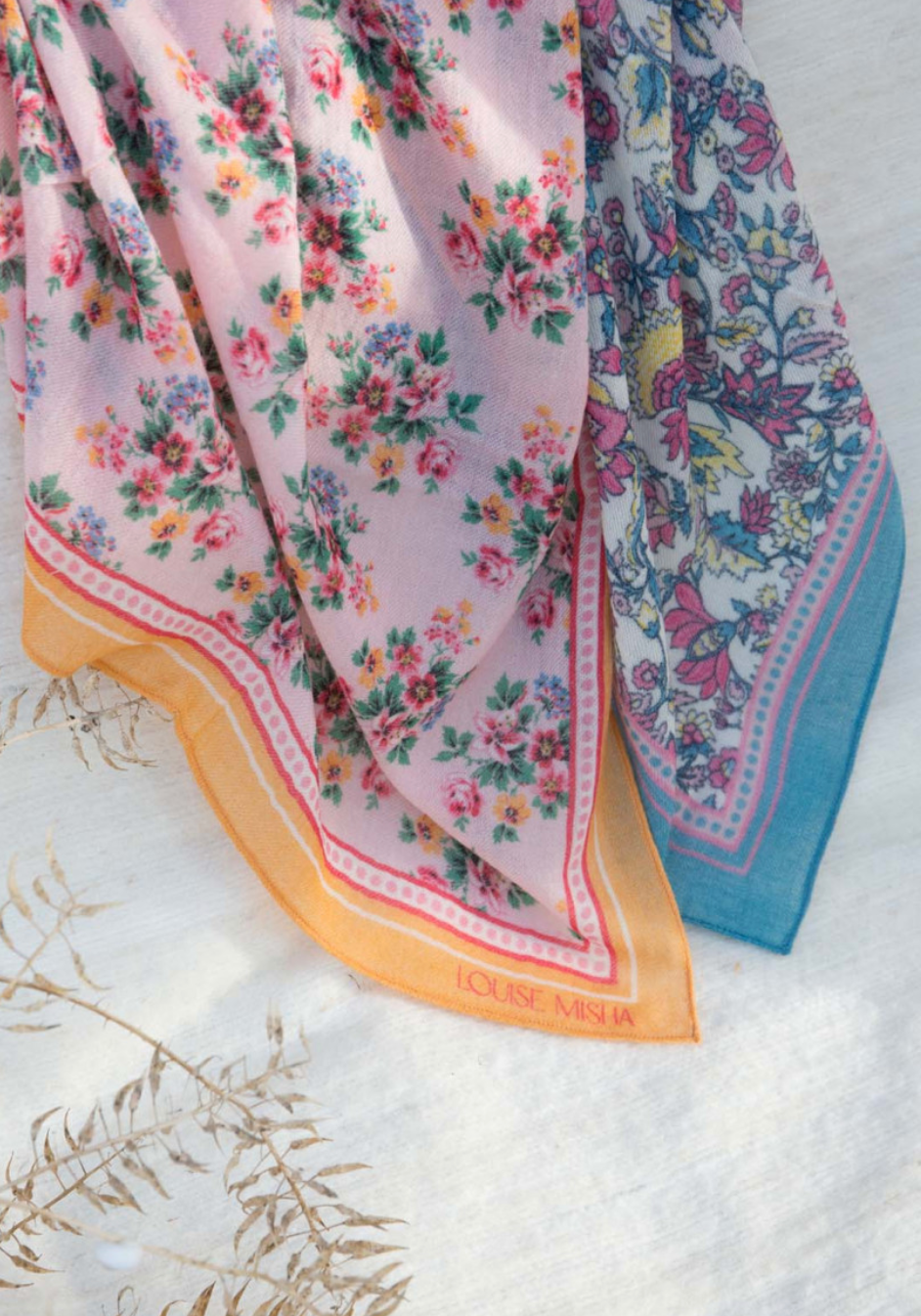 Foulard CAPUCINE bleu LOUISE MISHA
