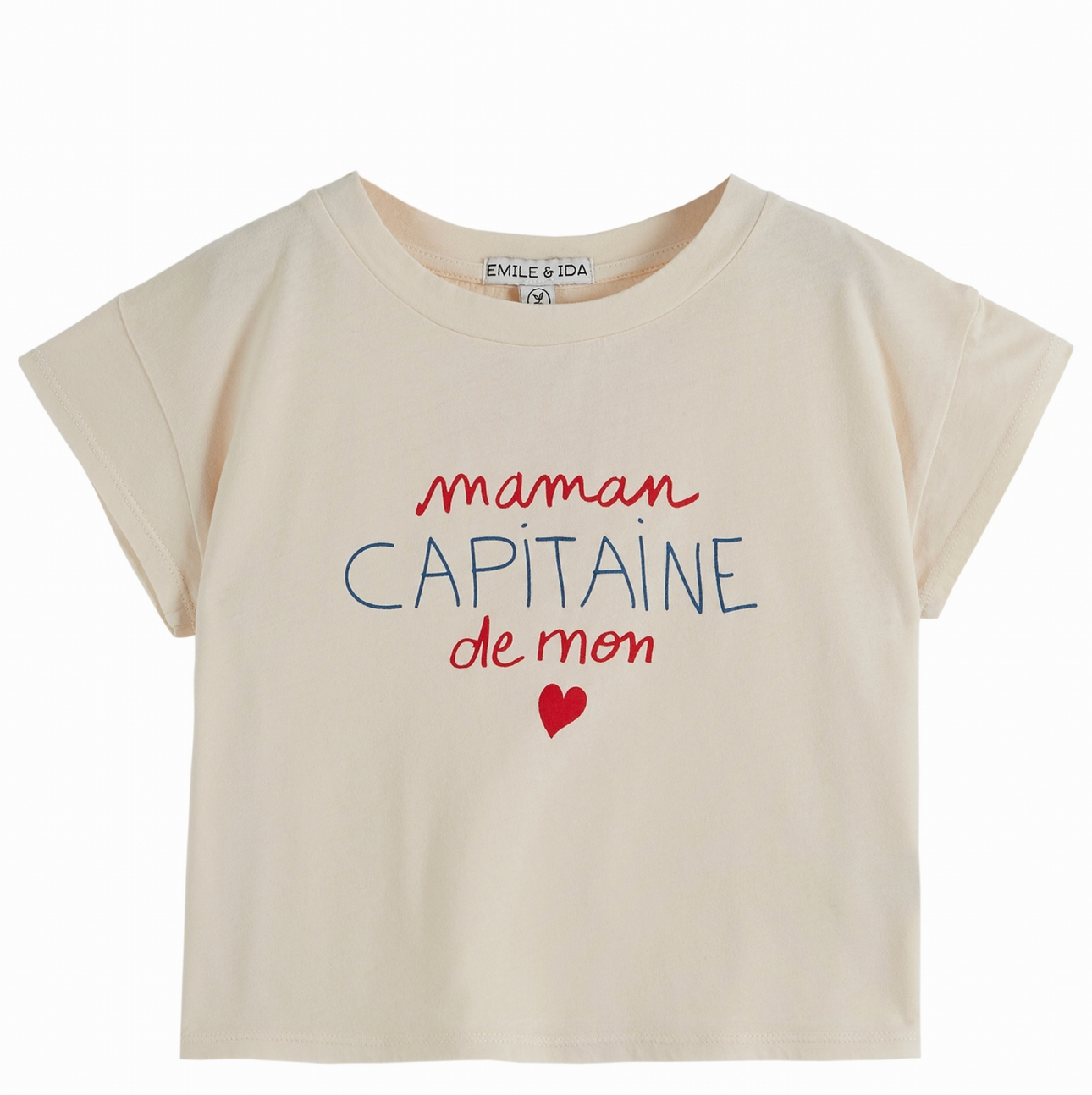 T-shirt CAPITAINE crème EMILE ET IDA