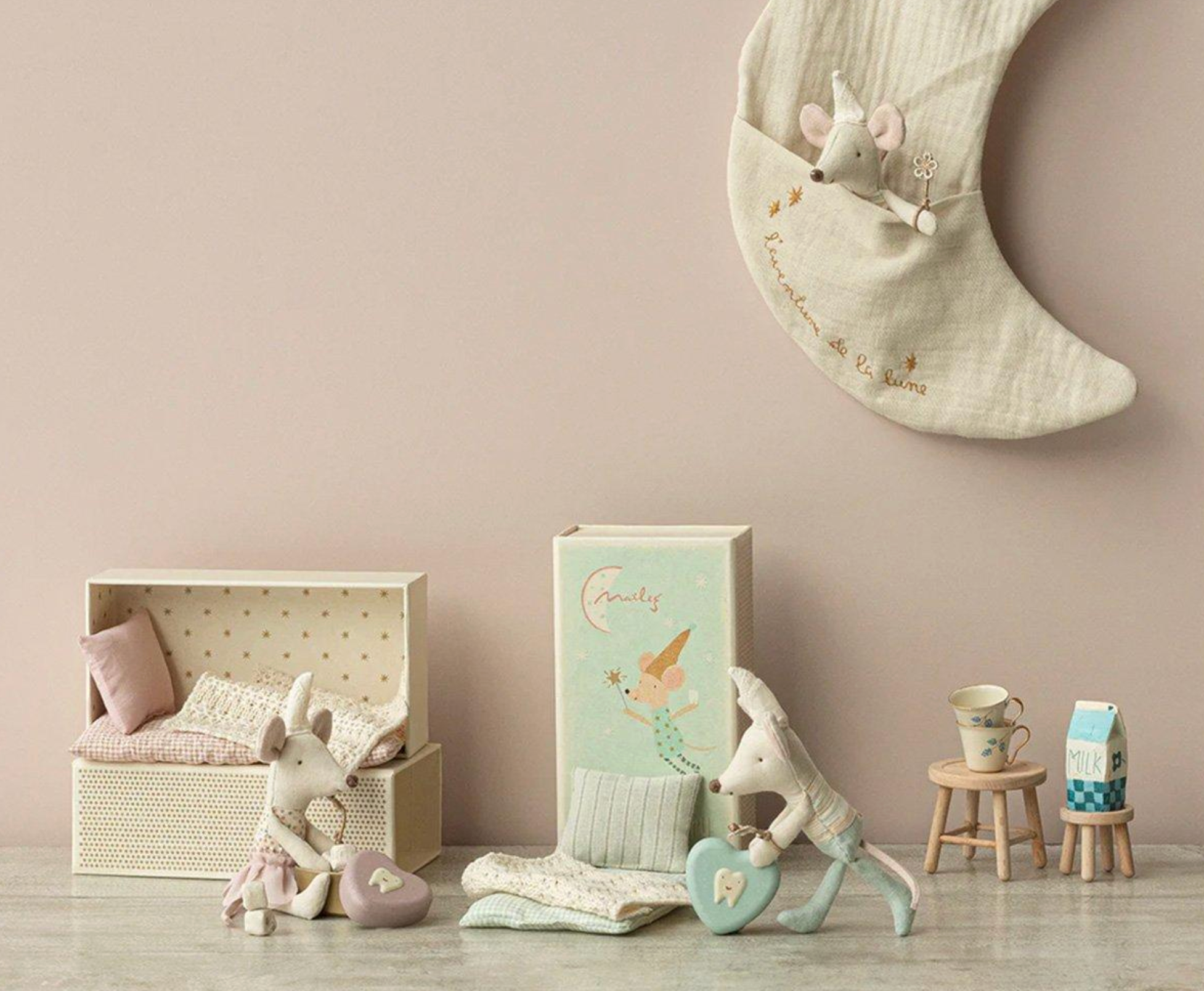 La souris fée des dents rose Petite Soeur MAILEG