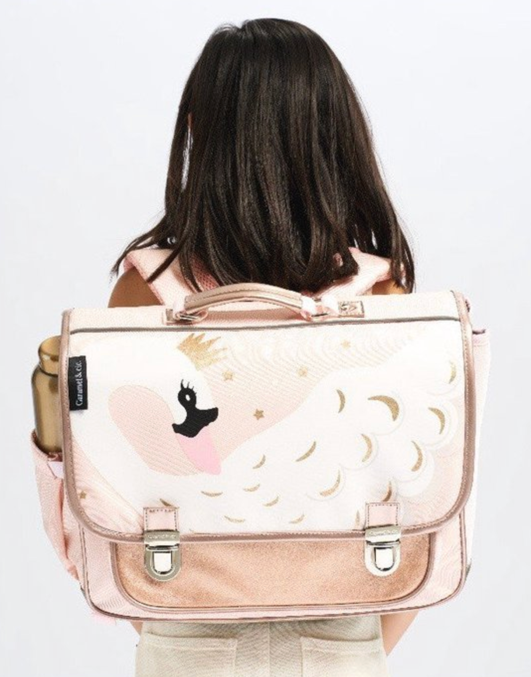 Cartable Moyen LADY SWAN CARAMEL & CIE
