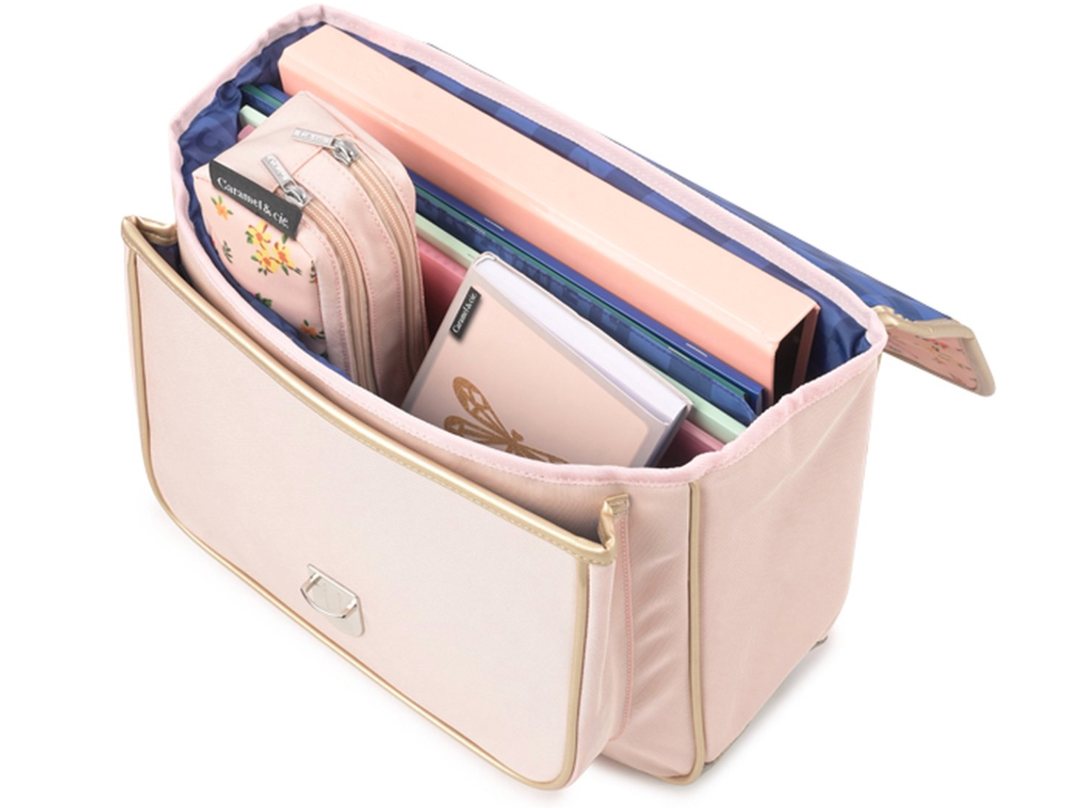 Cartable Moyen LADY SWAN CARAMEL & CIE