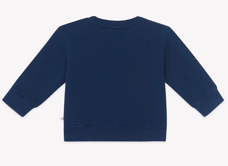 Sweat smily cat bleu BONTON