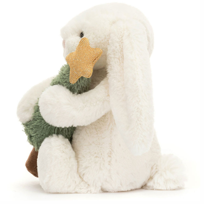 Lapin avec son sapin JELLYCAT