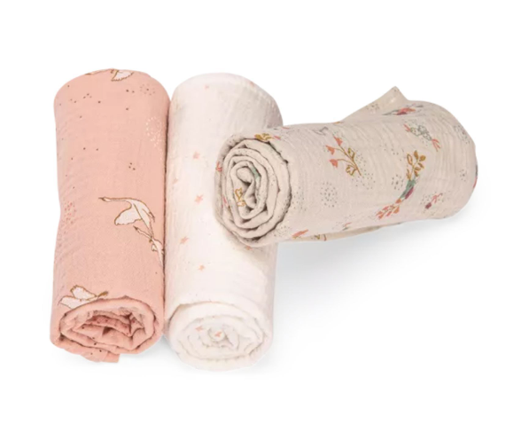 Lange imprimé crème MOULIN ROTY
