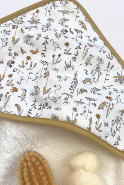 Cape de bain CAMILLE BARNABÉ AIME LE CAFÉ