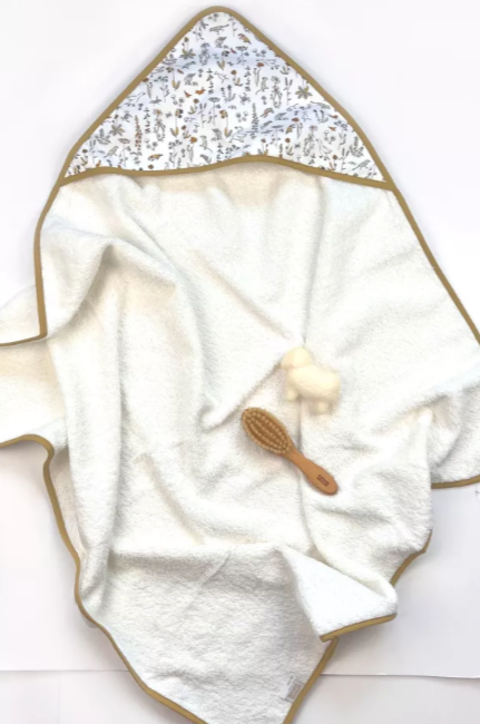 Cape de bain CAMILLE BARNABÉ AIME LE CAFÉ