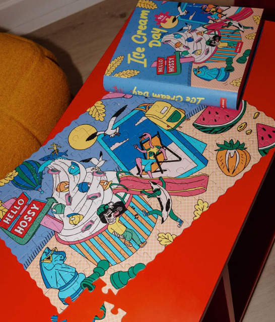 Puzzle Ice Cream Day HELLO HOSSY