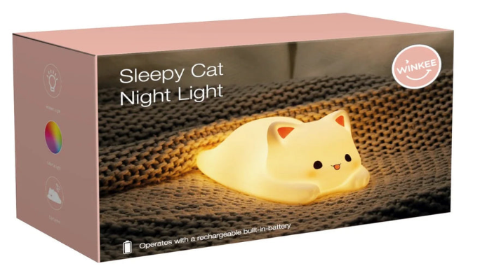 Veilleuse Chat endormi WINKEE DESIGN