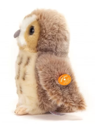 Peluche Chouette beige 20cm HERMANN TEDDY
