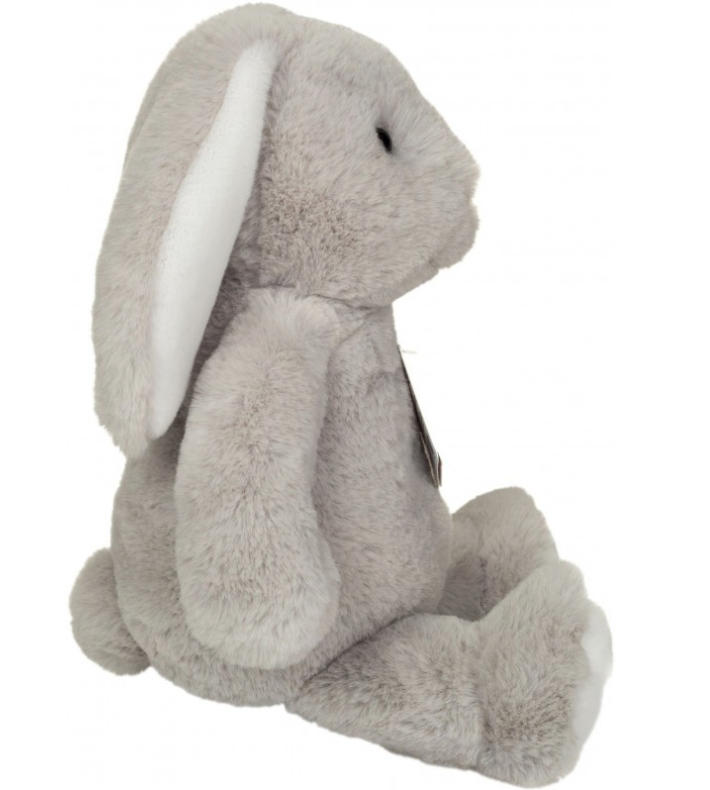 Peluche Lapin Abby Gris 32cm HERMANN TEDDY