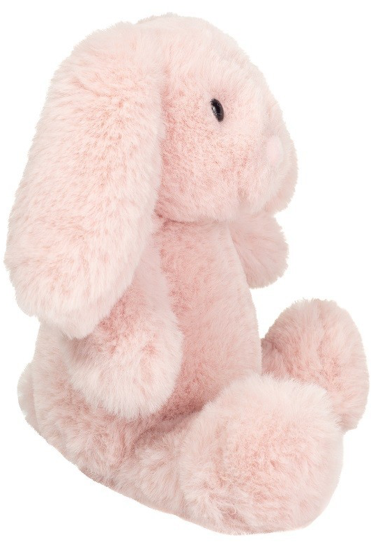 Peluche Lapin rose pastel 20cm HERMANN TEDDY
