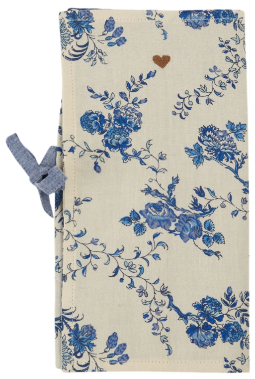 Protège livret de famille Orchidée bleu EMILE & IDA