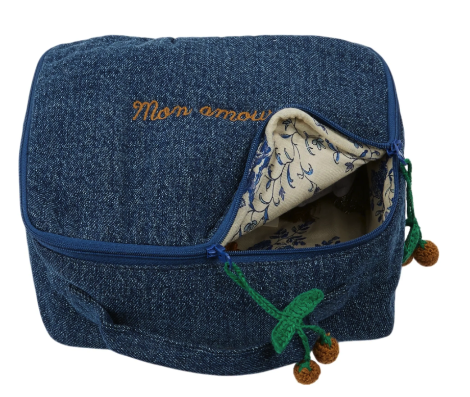 Trousse naissance Denim bleu EMILE & IDA