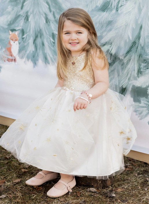 Robe dorée Glam Party GREAT PRETENDERS