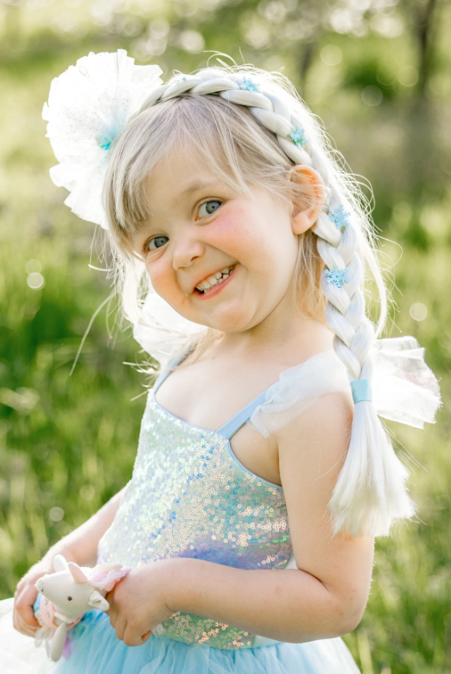 Serre-tête tresse la Reine des Neiges GREAT PRETENDERS