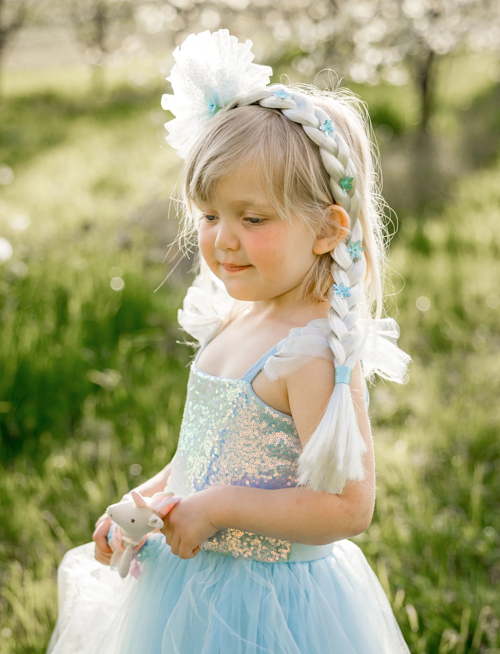 Serre-tête tresse la Reine des Neiges GREAT PRETENDERS