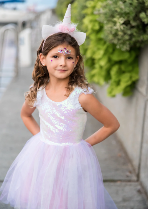 Déguisement robe de licorne scintillante Rose GREAT PRETENDERS