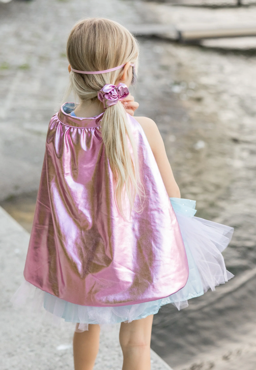 Déguisement Super-héroïne rose et bleu GREAT PRETENDERS