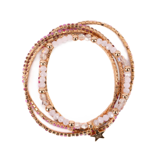 Set de 4 bracelets Glam Girl GREAT PRETENDERS