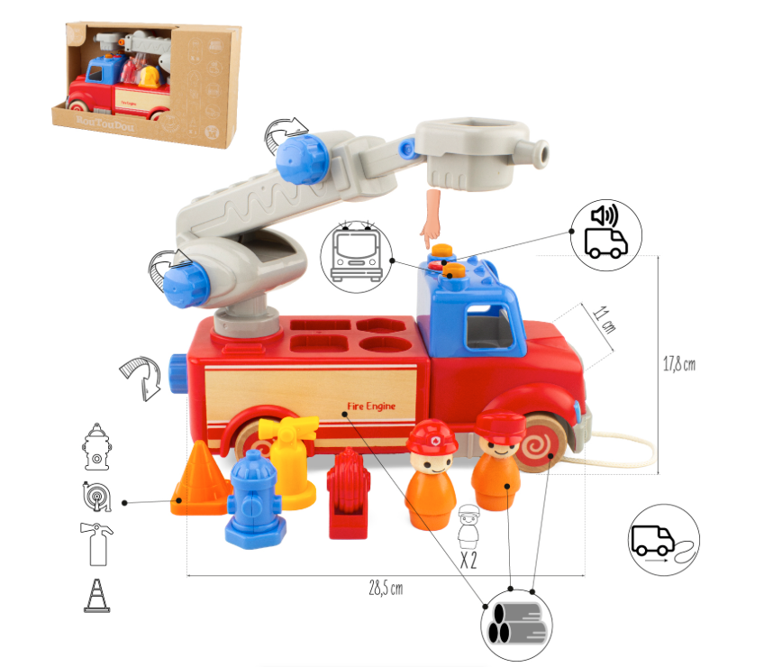 Camion de pompier Rontoudou ULYSSE