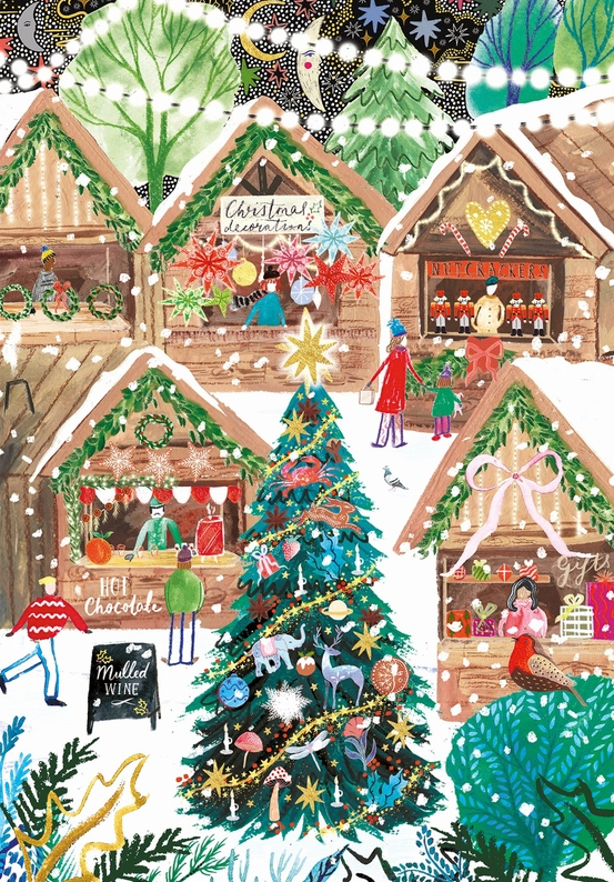 3 Puzzles Noël à Londres 500 pcs WILSON JEUX