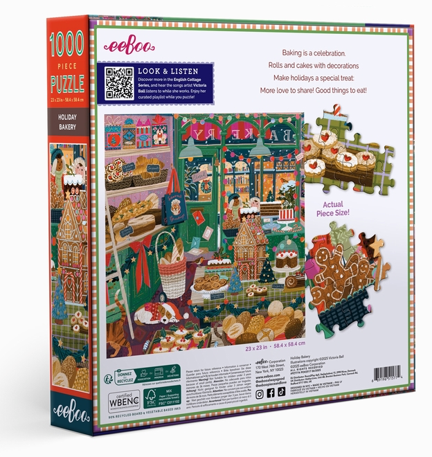 Puzzle vacances à la boulangerie 1000 pcs WILSON JEUX