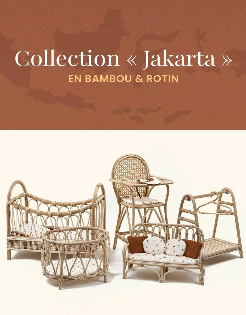 JAKARTA Lit JAMBI et sa garniture clochette MINIKANE