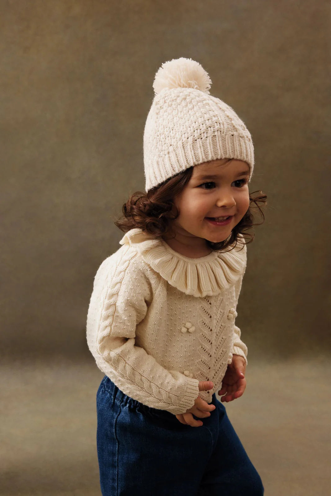 Bonnet crème ALASKA LOUISE MISHA